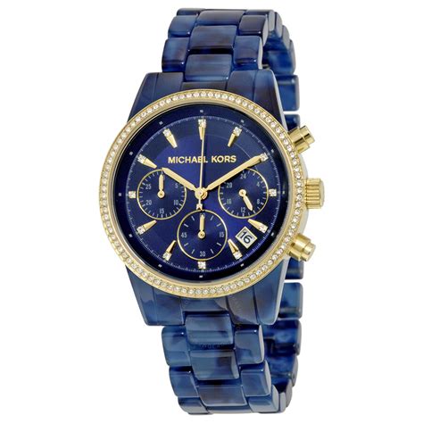 michael kors blair watch blue|michael kors vista blue.